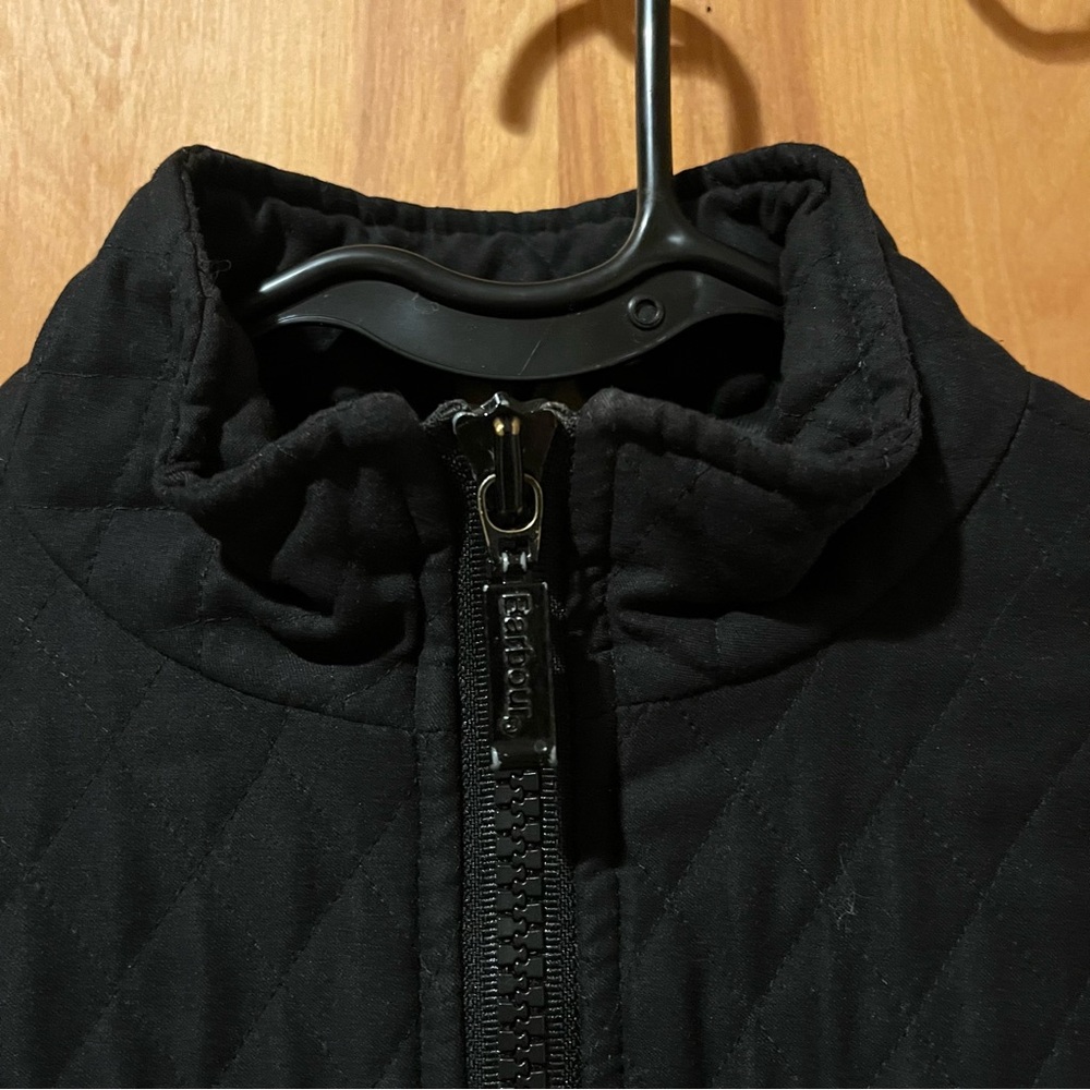 Barbour black quilted double-zip jacket - Picture 4 of 10